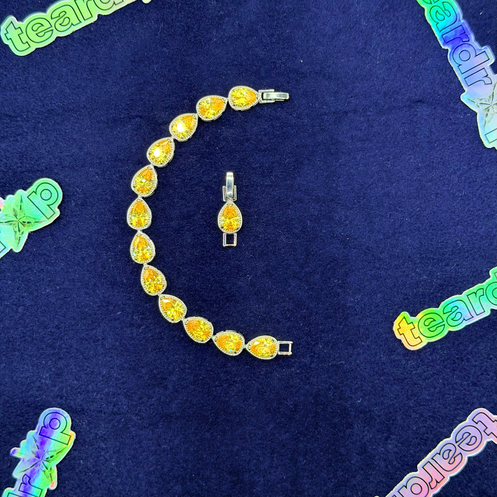 Crystal Drop Bracelet