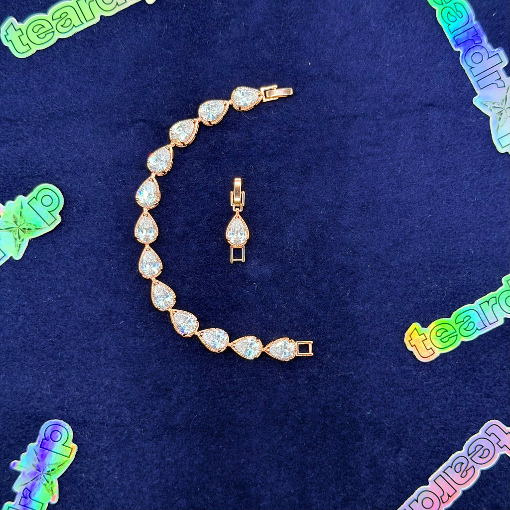 Crystal Drop Bracelet