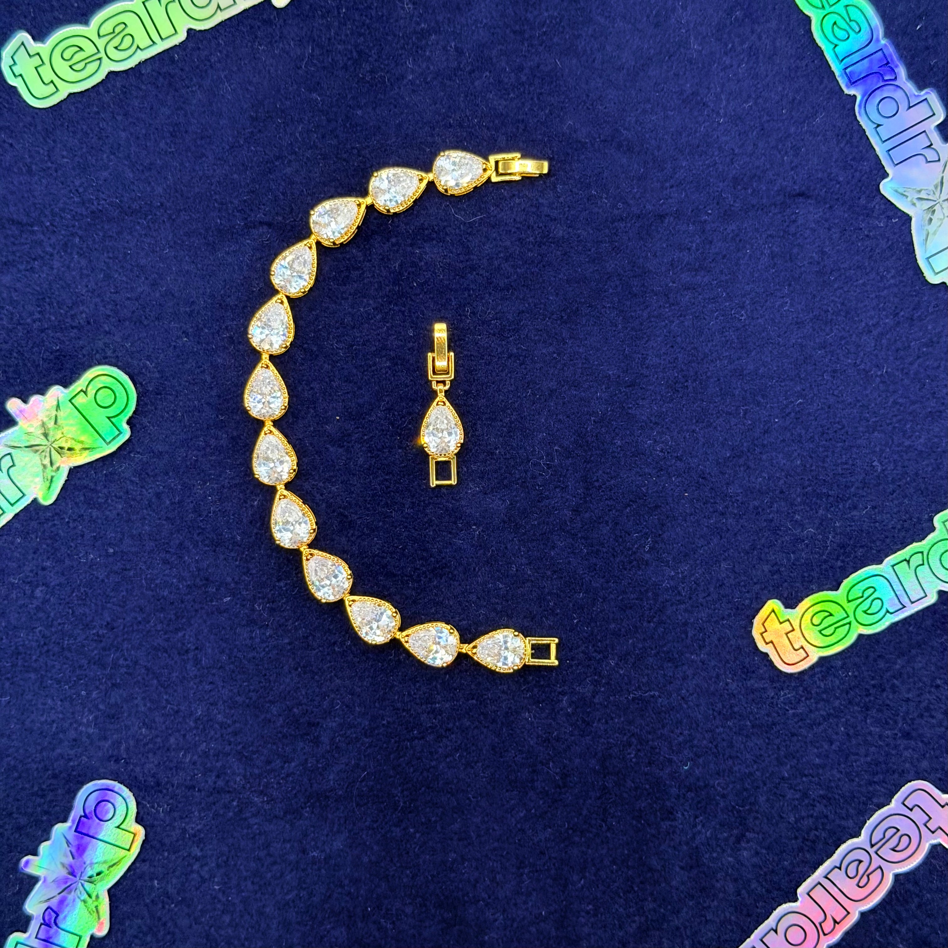 Crystal Drop Bracelet